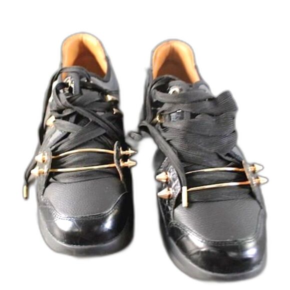 MI/MAI Paris Sneakers with Gold Hardware - FIRE! Size EU 37 - Picture 1 of 7